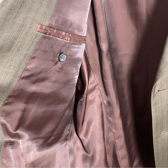 Lauren RALPH LAUREN Men 2Btn Blazer 46R olive green 100% wool tweed heritage - Picture 6 of 16